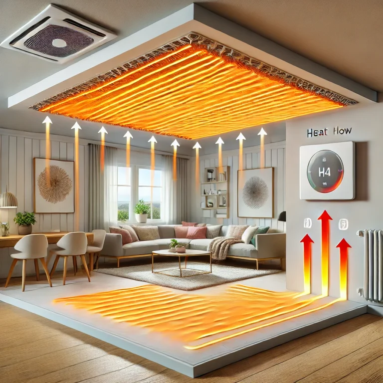 riscaldamento a soffitto pro e contro come funziona