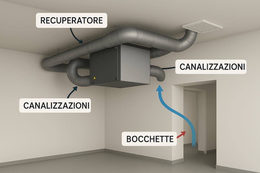 Ventilazione Meccanica Controllata come funziona